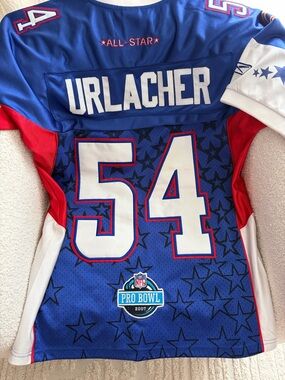 Reebok Men’s Blue 2007 NFL Pro Bowl Brian Urlacher #54 Jersey